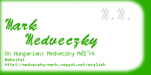 mark medveczky business card